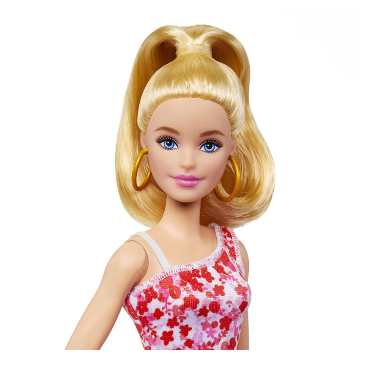 Mattel Fashionista Pop Pink Blumenkleid