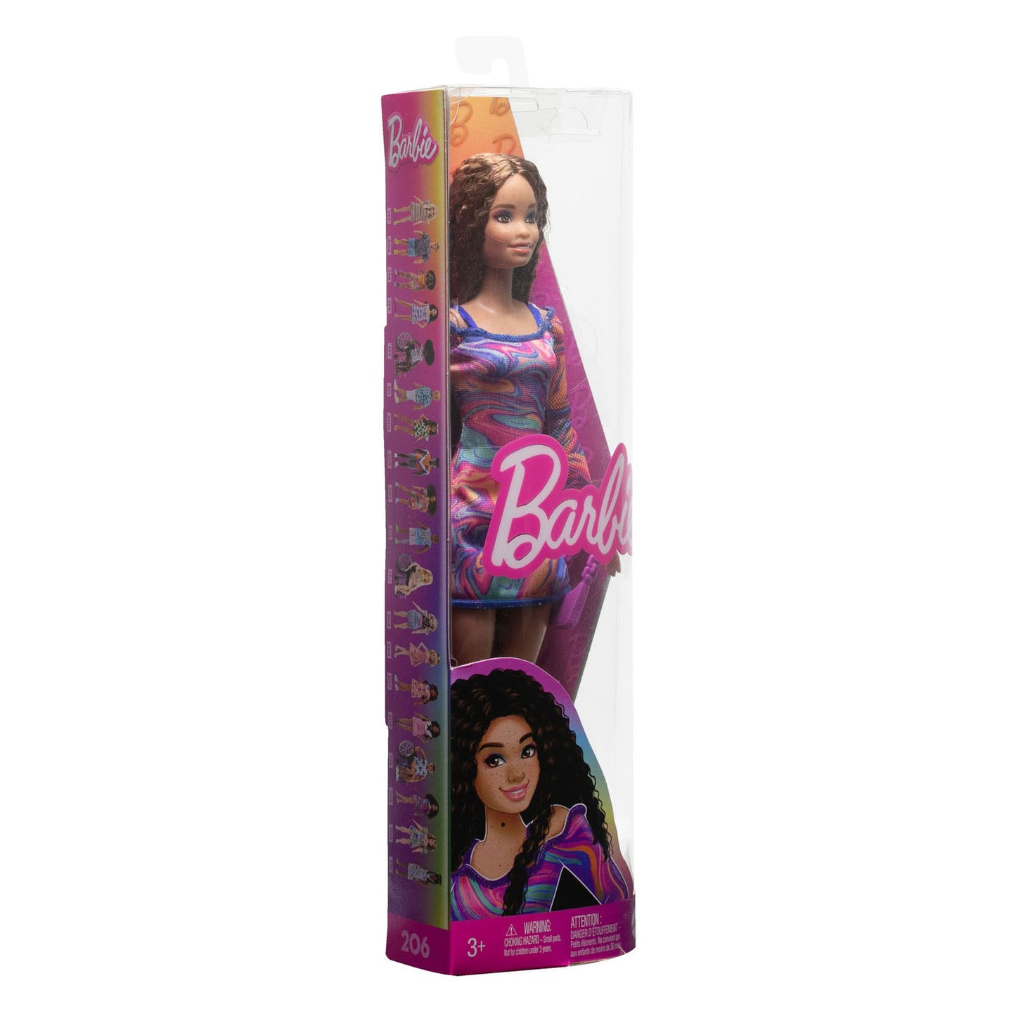 Mattel Fashionista Pop Rainbow Marmor Wirbel