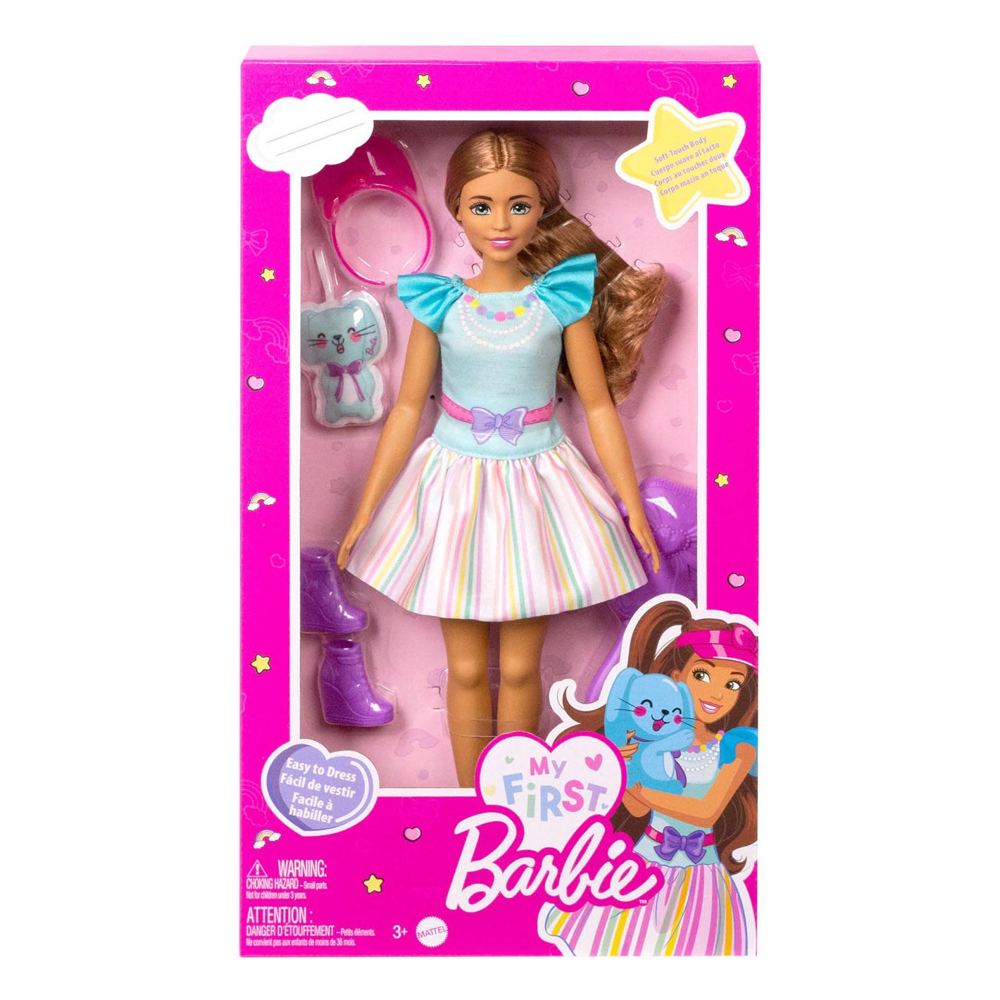 Mattel meine erste Brünette mit Kätzchen
