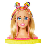Mattel Neon Rainbow Hair Head Deluxe - afbeelding 1