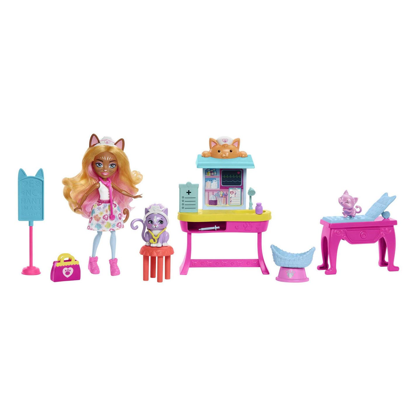 Mattel Enchantimals City Tails Arztpraxis Speeltet