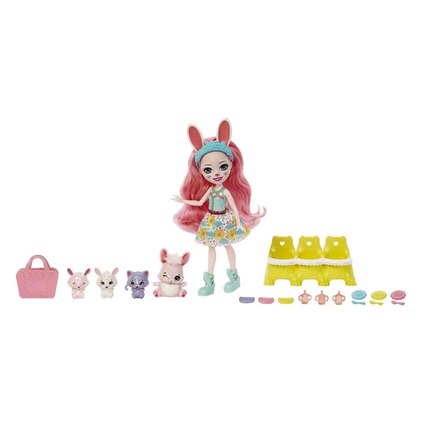 Mattel Enchantimals Baby Beste Freunde Pop Bree Bnunny und Twist