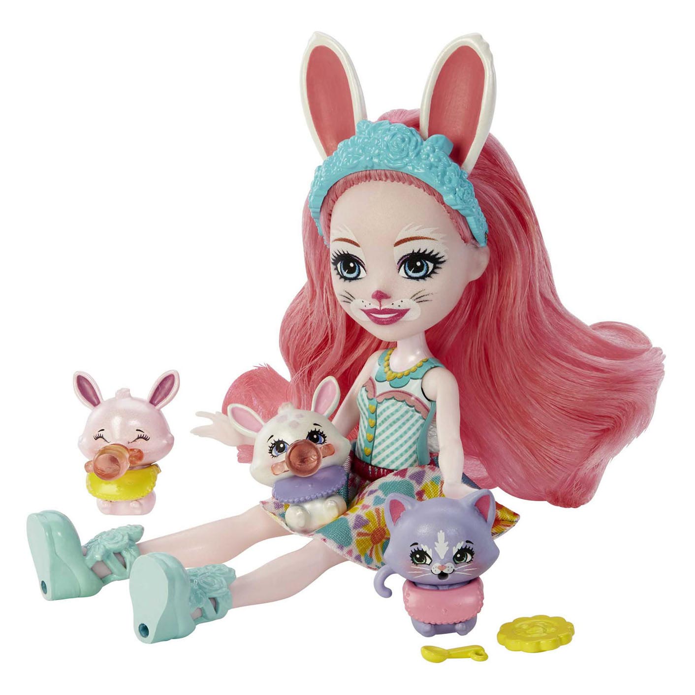 Mattel Enchantimals Baby Beste Freunde Pop Bree Bnunny und Twist