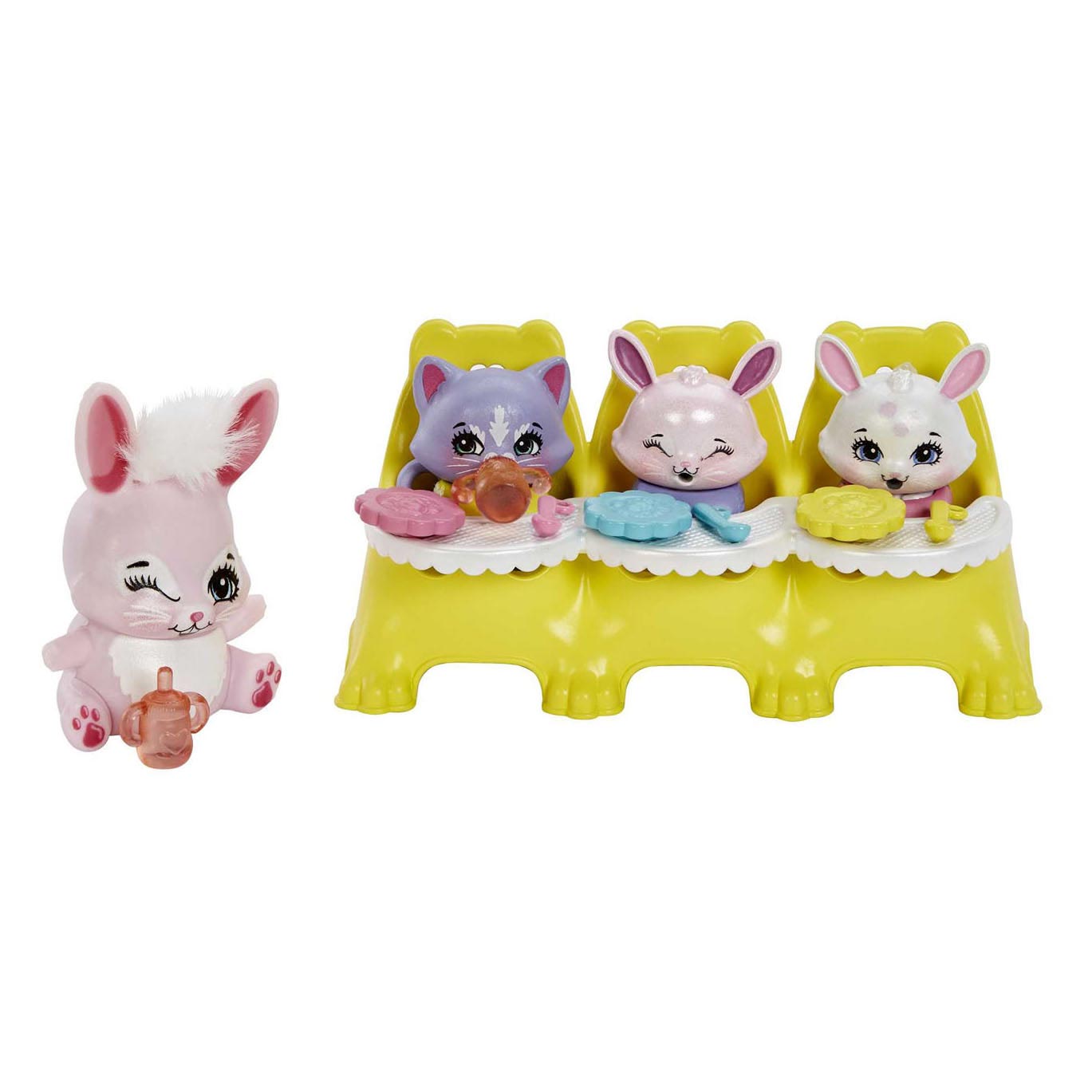 Mattel Enchantimals Baby Beste Freunde Pop Bree Bnunny und Twist