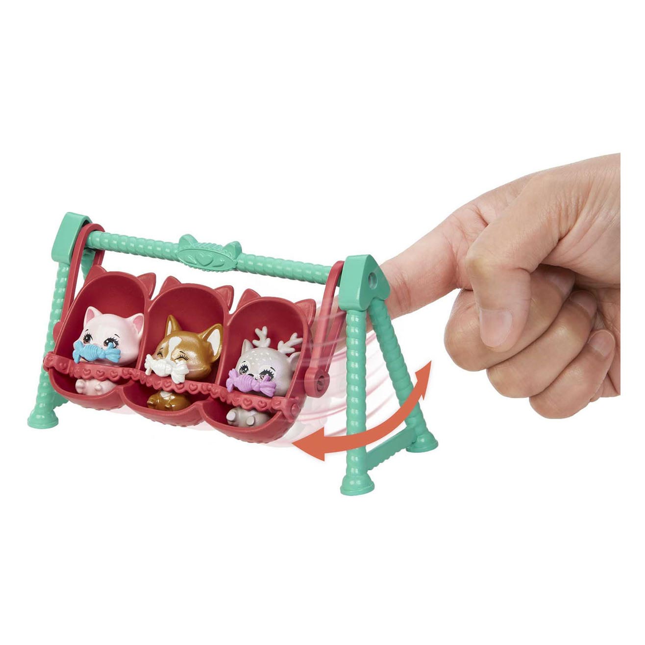 Mattel Enchantimals Baby Beste Freunde Pop Crizia Corgi und Show