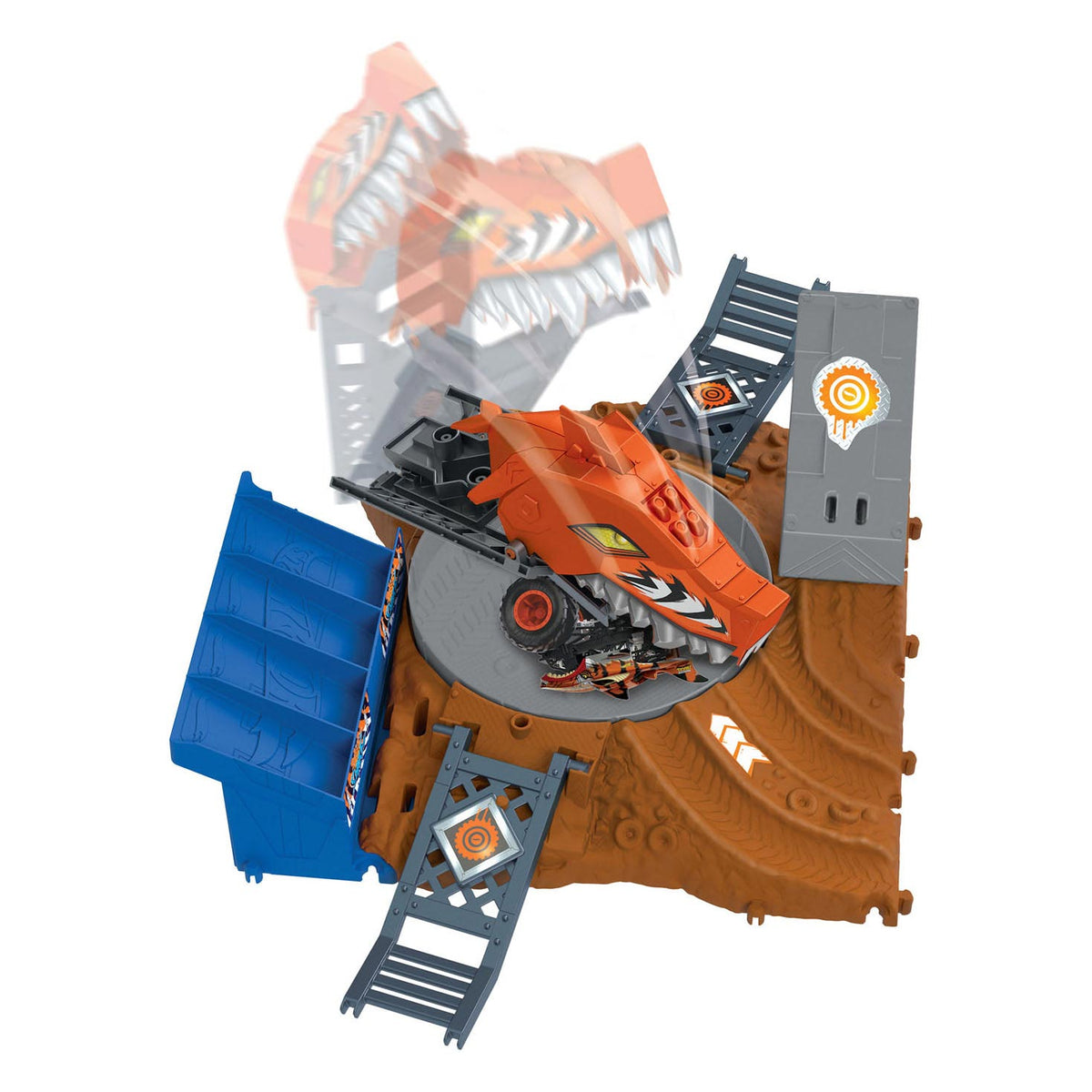 Hot Wheels Monster Trucks Arena Smash Spin-out Play Set