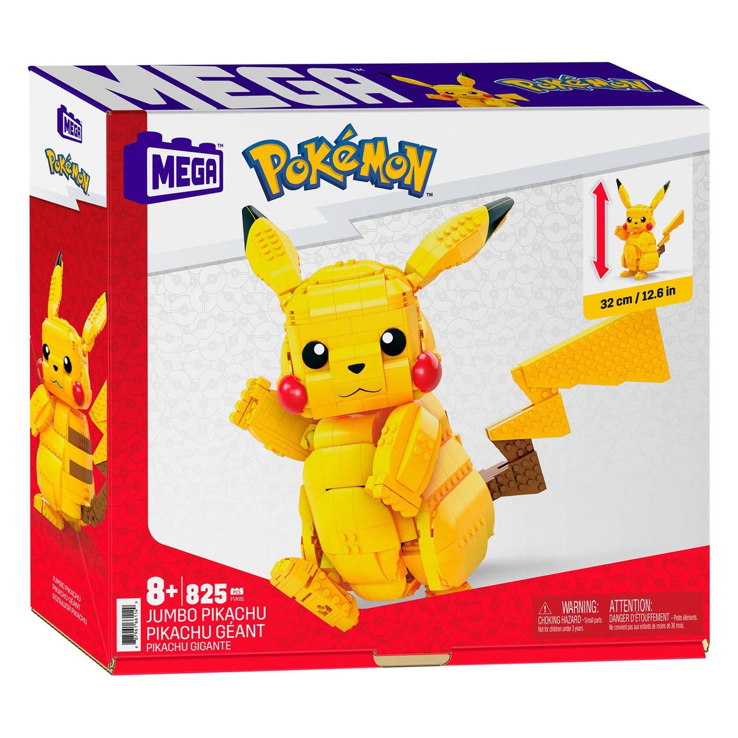 Mattel Mega Constux Bouwset Pokemon Pikachu, 30 cm