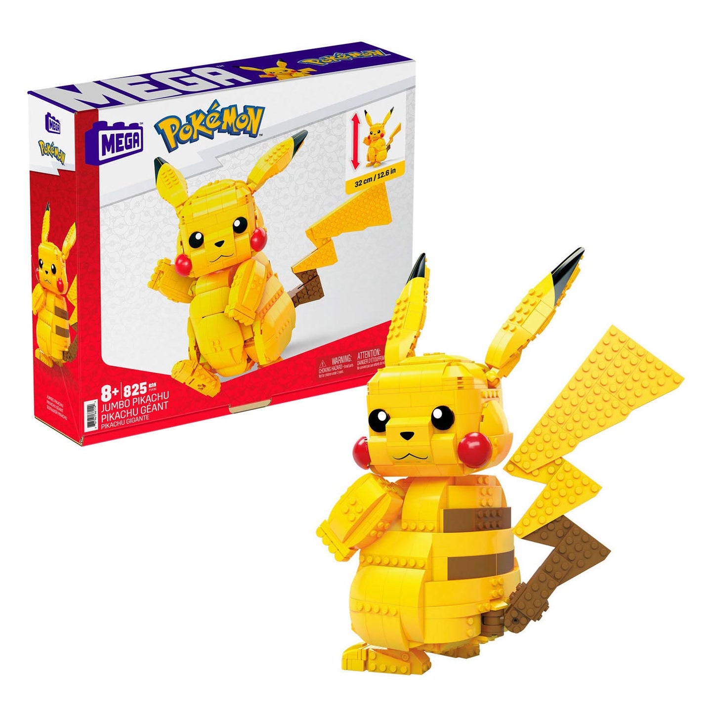 Mattel Mega Constux Bouwset Pokemon Pikachu, 30 cm