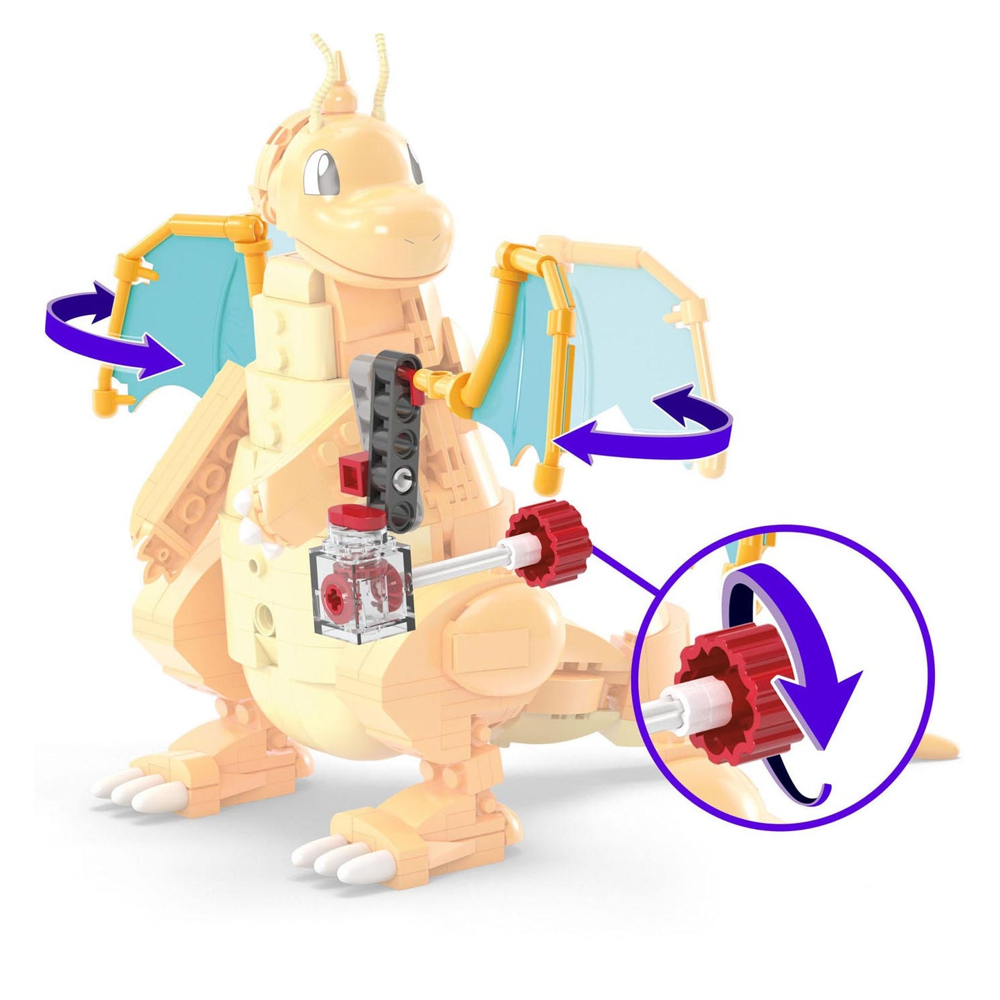 Mattel Mega Conrux Bouwset Dragonit