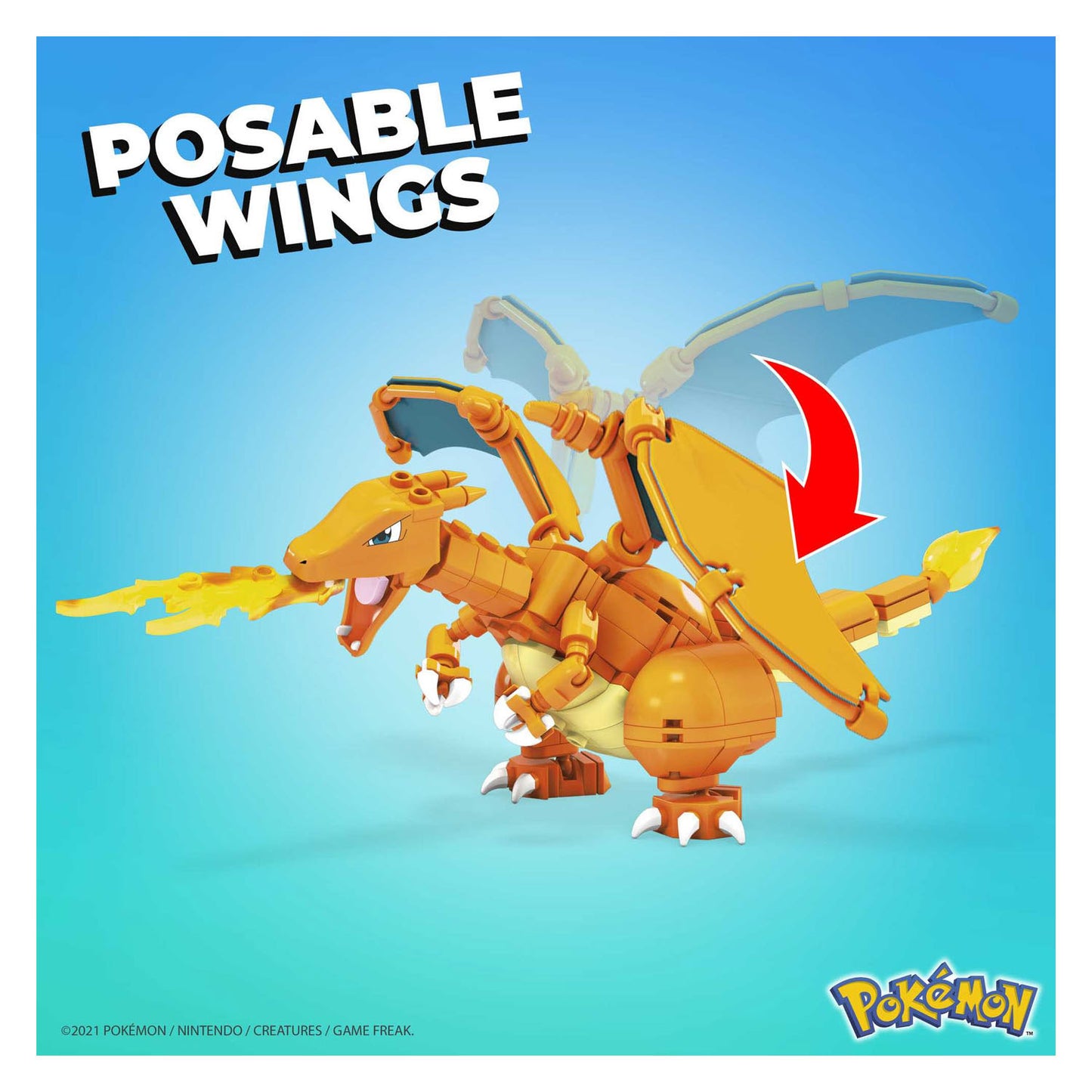 Mattel Mega Constux Bouwset Charmander Evolution