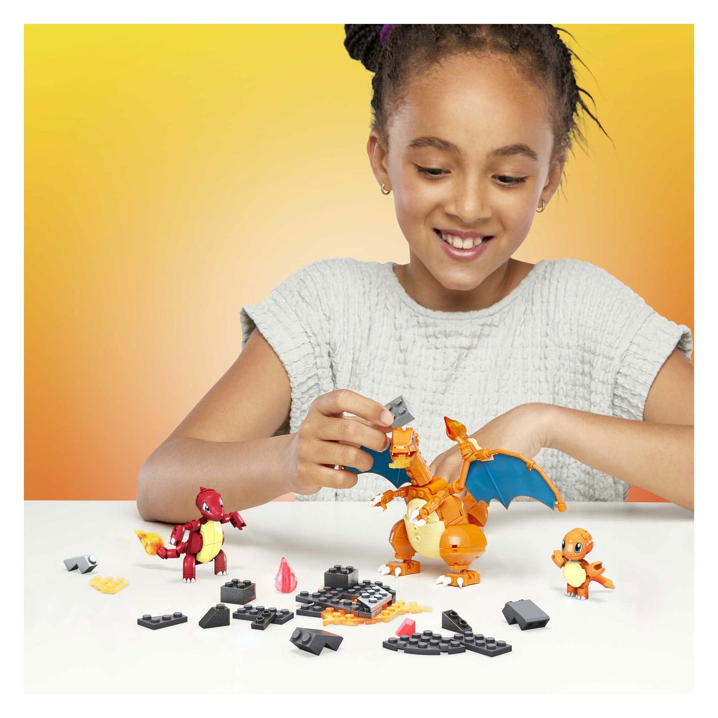 Mattel Mega Constux Bouwset Charmander Evolution