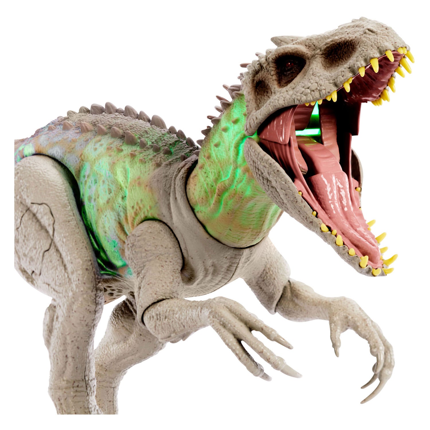 Mattel Jurassic World Tarning und Fighting Indominus Rex Speel Figur