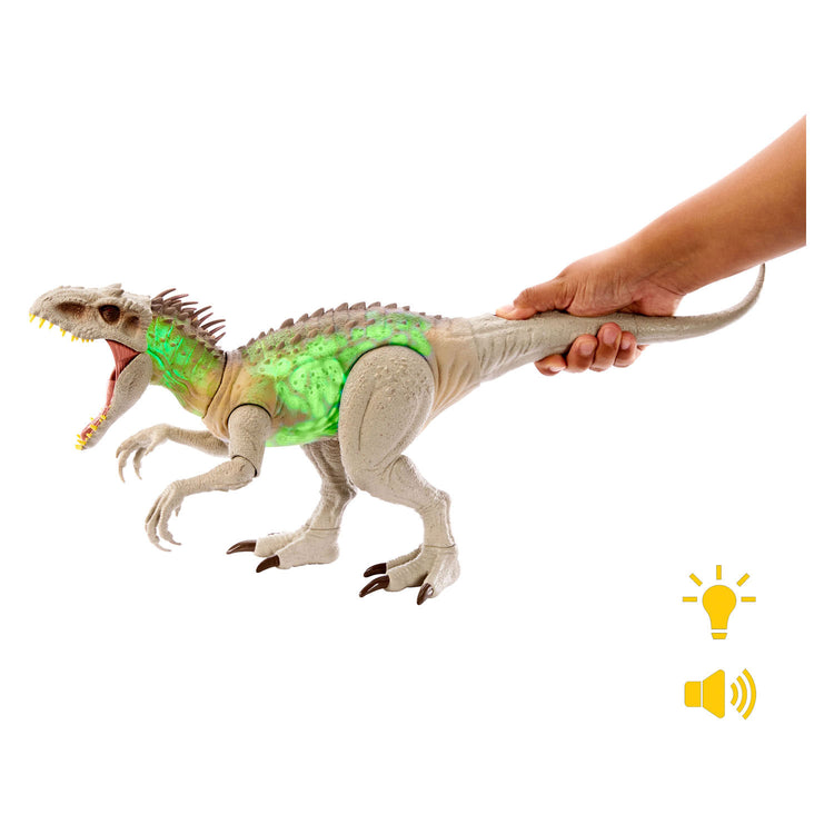 Mattel Jurassic World Tarning und Fighting Indominus Rex Speel Figur