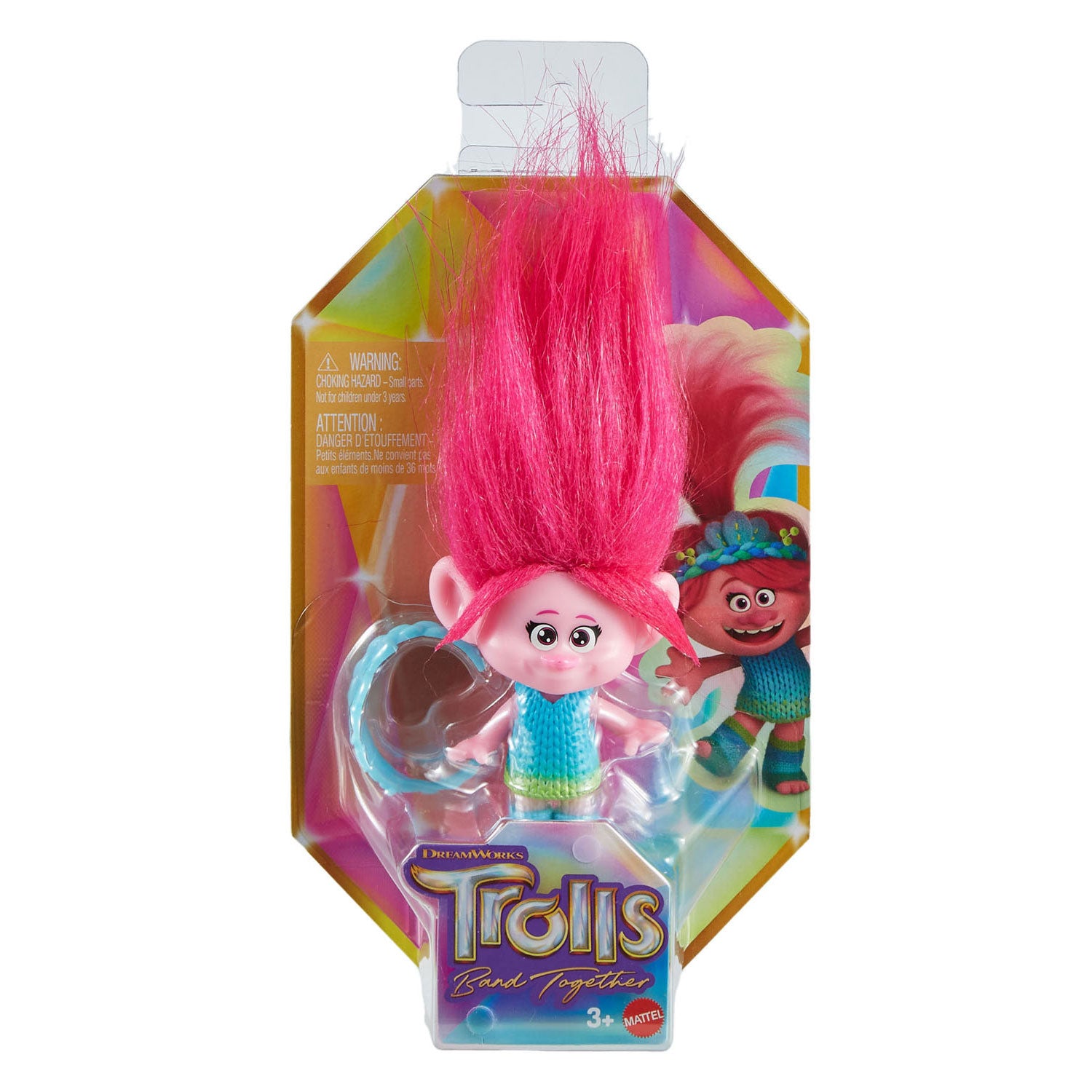 Mattel Trolle 3 zusammenkammeln Queen Poppy Little Pop