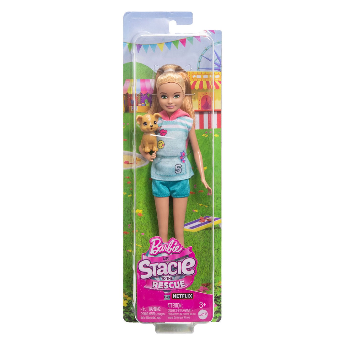 Mattel und Stacie zum Rettungspop Stacie