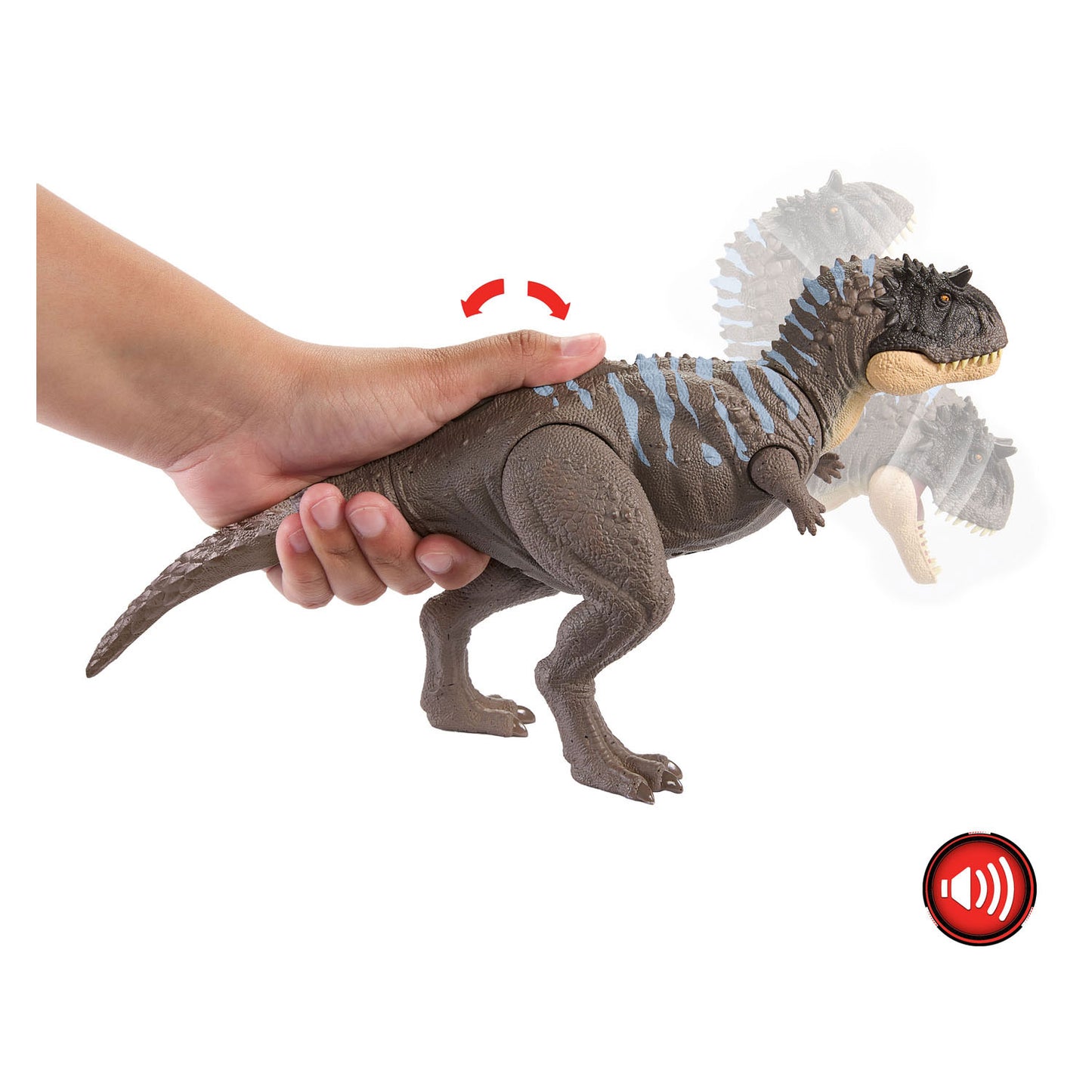 Mattel Jurassic World Wild Roar Ekrixinatosaurus spielen Figur