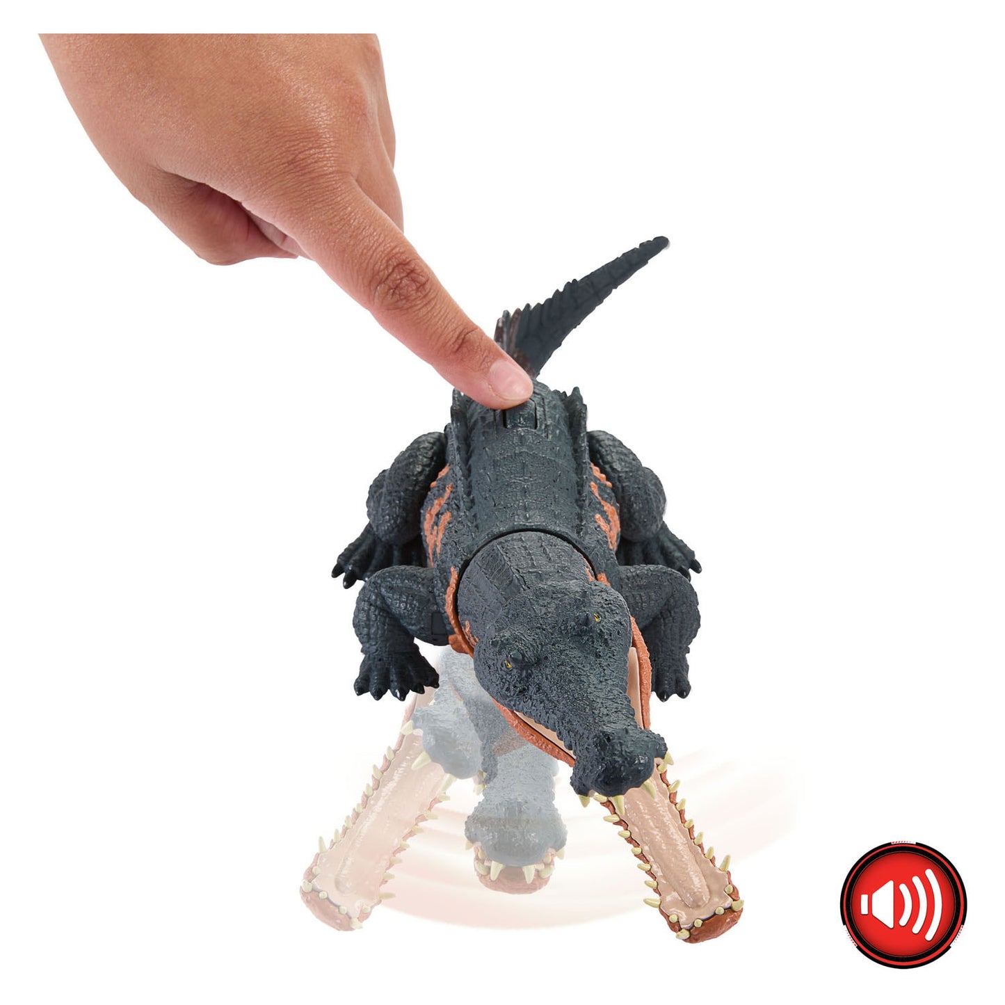 Mattel Jurassic World Roaring Gyropsuchus Dinosaurierspiel Figur