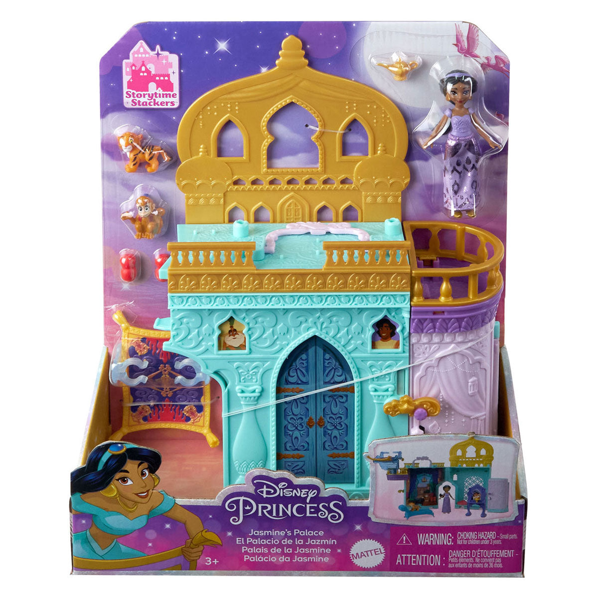 Mattel Princess Staple Stackers Jasmines Palastspiel -Set