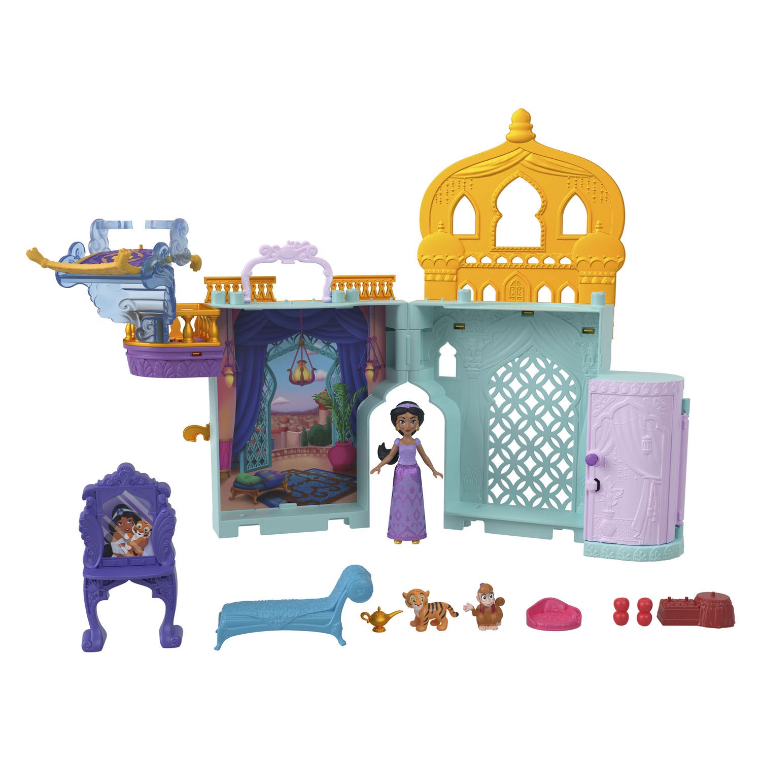 Mattel Princess Staple Stackers Jasmines Palastspiel -Set