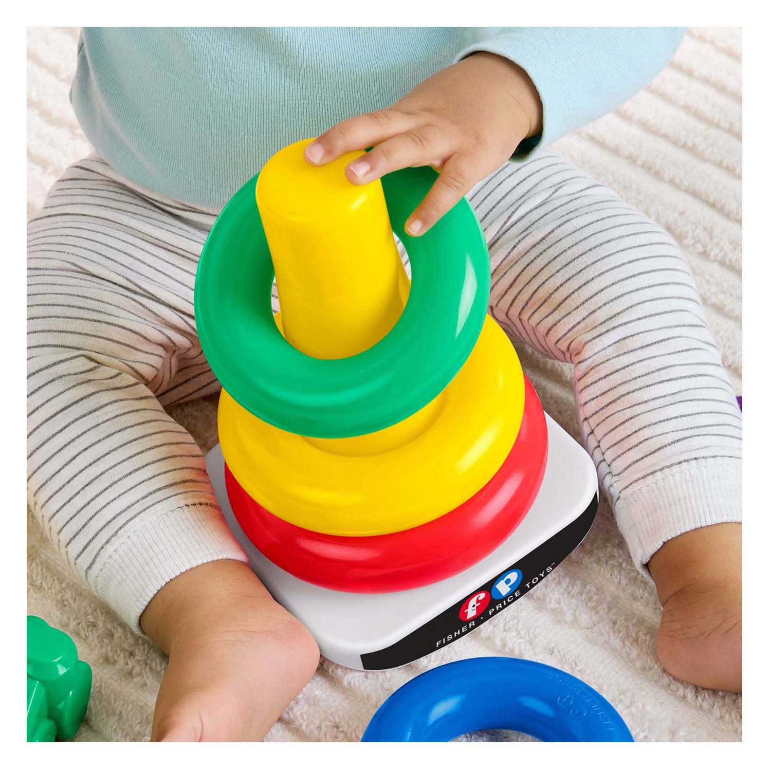 Stapelturm und Klickperlen von Fisher Price