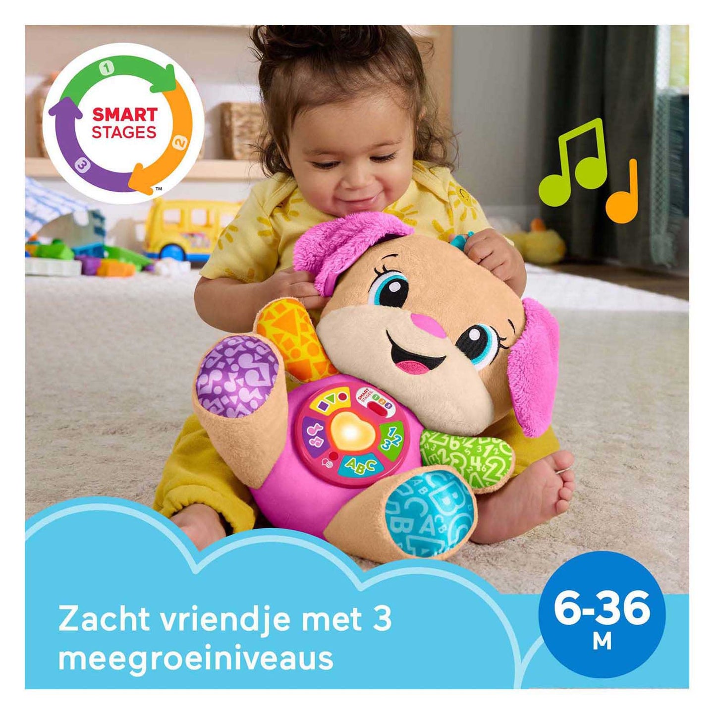 Fisher Price Puppy Schwester + Licht und Klang