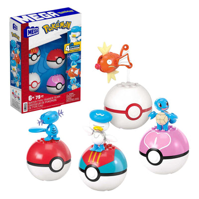 Mega Bloks Mega Construct Pokémon-Bauset – Magikarp, Shellder und Quaxly