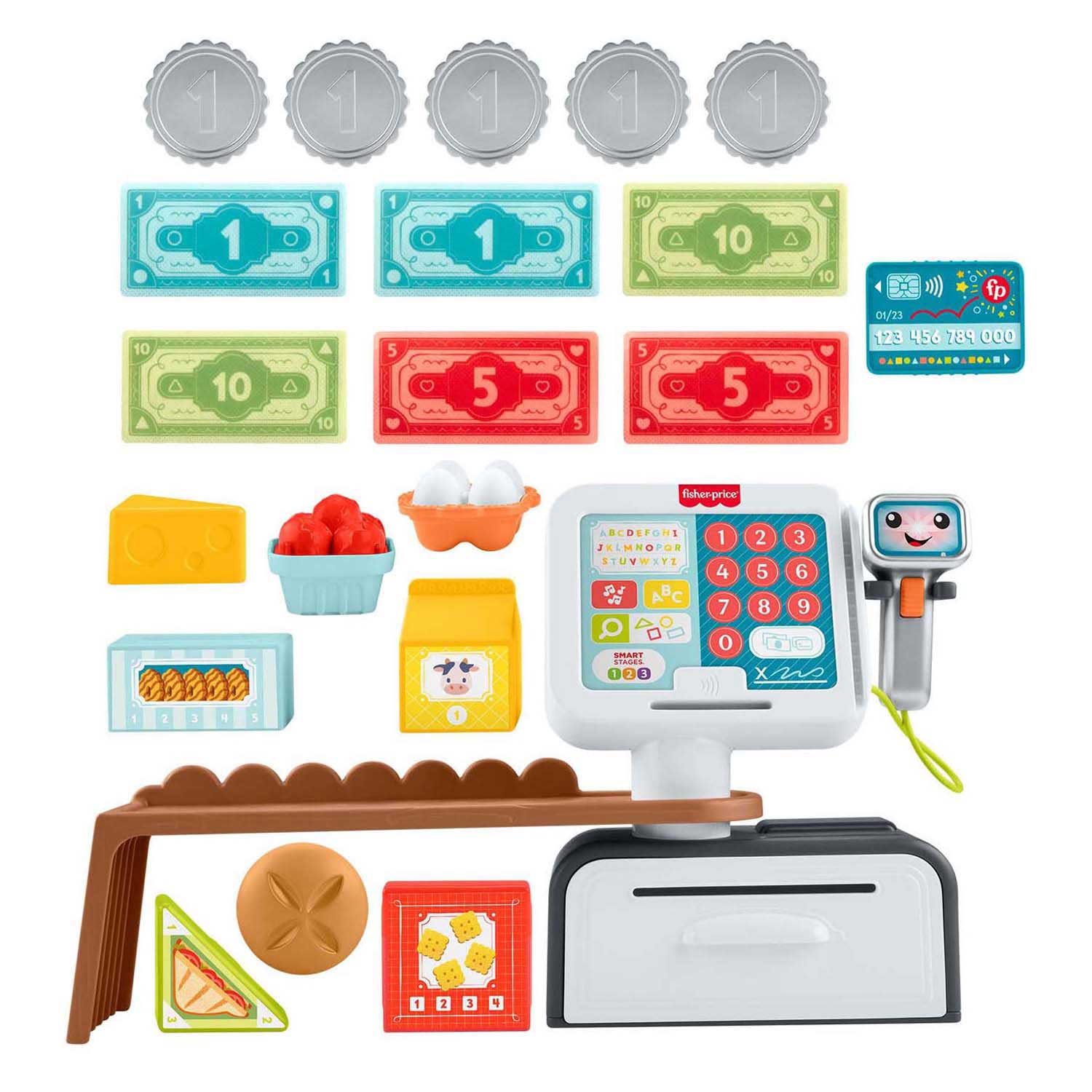 Fisher Price Laugh Leder Kassa