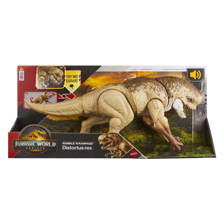 Mattel Jurassic World Rebirth – Villainous Dino – Distortus Rex