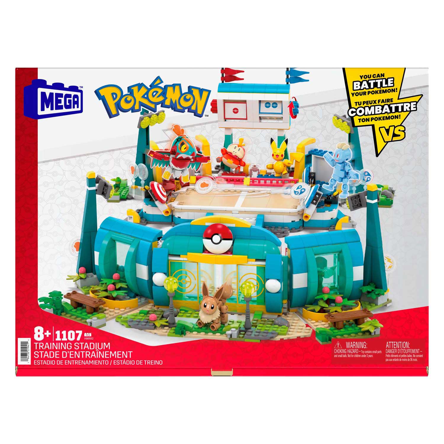 Mattel Mega Construct Pokémon-Bauset – Trainingsstadion