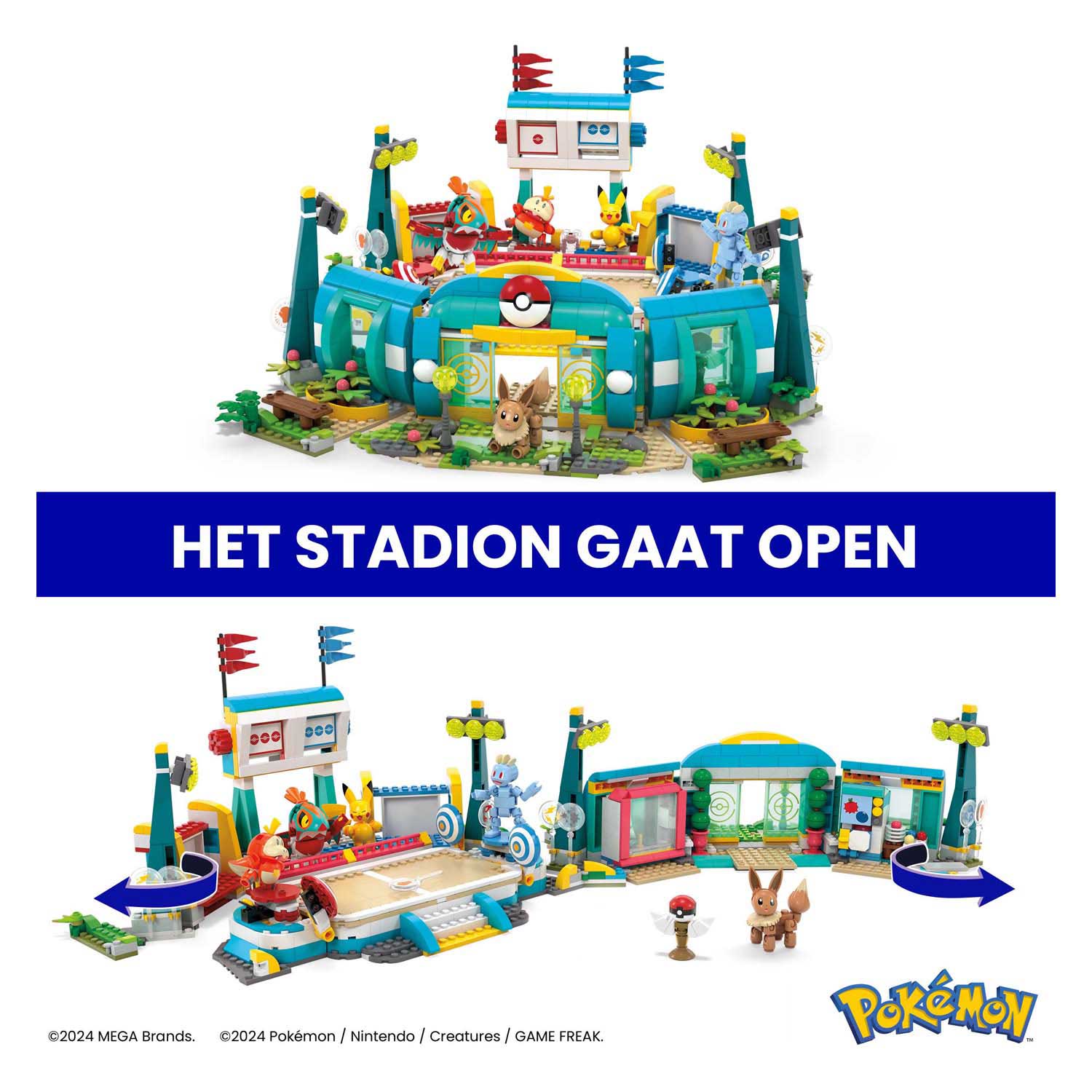 Mattel Mega Construct Pokémon-Bauset – Trainingsstadion