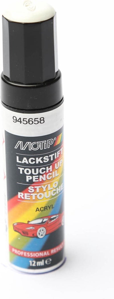Motip 945658 – Autolackstift – Weiß – 12 ml
