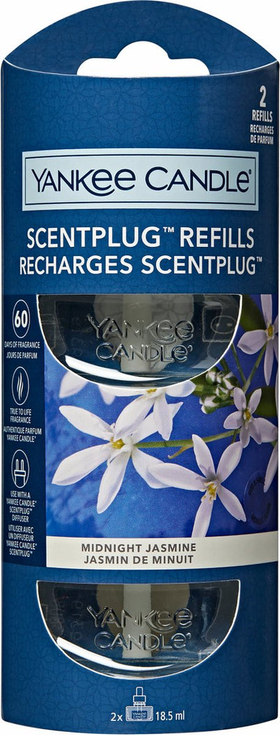 Yankee Candle - Mitternachtsjasmin - elektrischer Diffusor-Nachfüller - 2 Stück