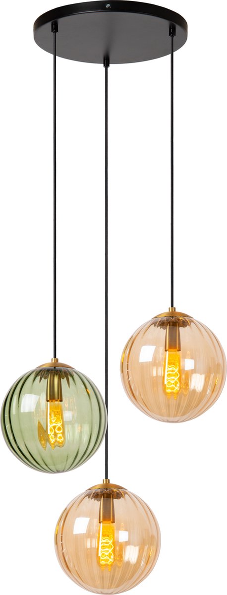Lucide Monsaraz - Hängelampe - ø 35 cm - 3xe27 - grün