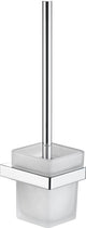 Plieger Altea Toilettenbürste mit Halter – Wandmontage – gebürstetes Chrom