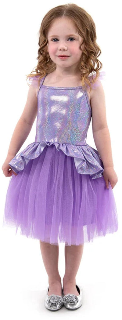 Kleine Abenteuer – lilafarbenes Tutu-Kleid – Größe 110-122