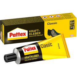 Kontaktklebepattex schwarz, gelbes Gel kompakt