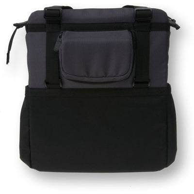 Basil Shopper XL - sportliche und trendige Fahrradtasche für Einkauf und Strand, schwarz-anthrazit, 20L