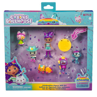 Gabbys Dollhouse Party Abb. Set Gabby 5 Katzen