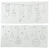 Decoris Fensterdekorationsaufkleber Weihnachtsstimmung