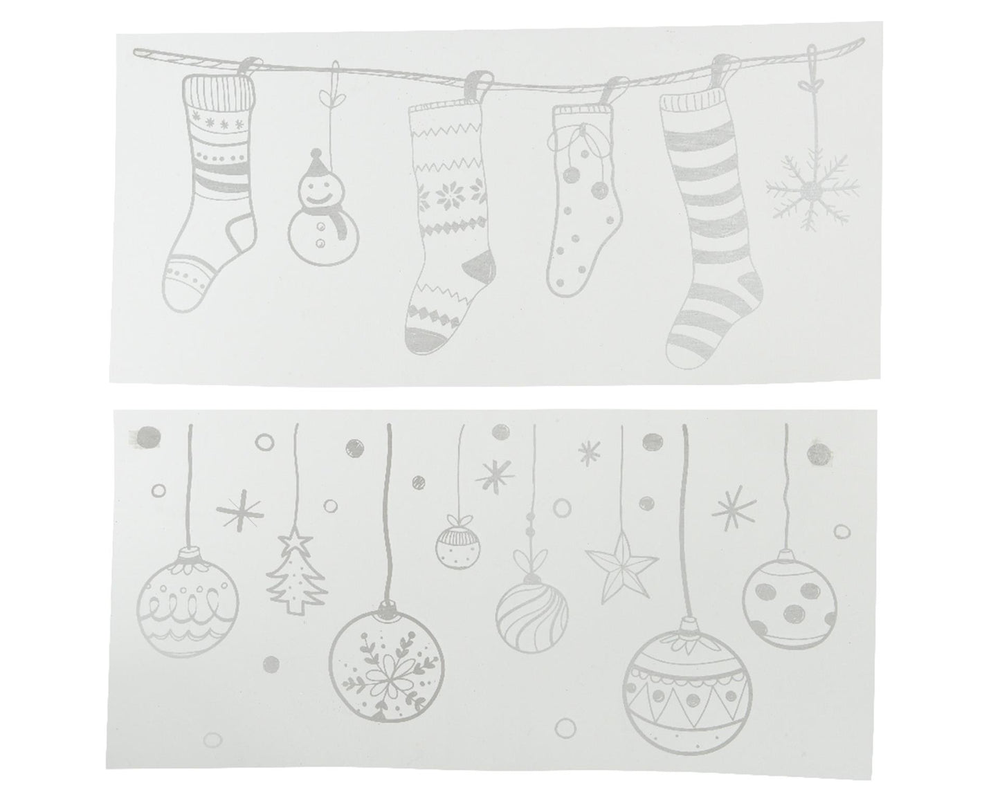 Decoris Fensterdekorationsaufkleber Weihnachtsstimmung