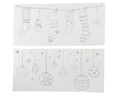 Decoris Fensterdekorationsaufkleber Weihnachtsstimmung