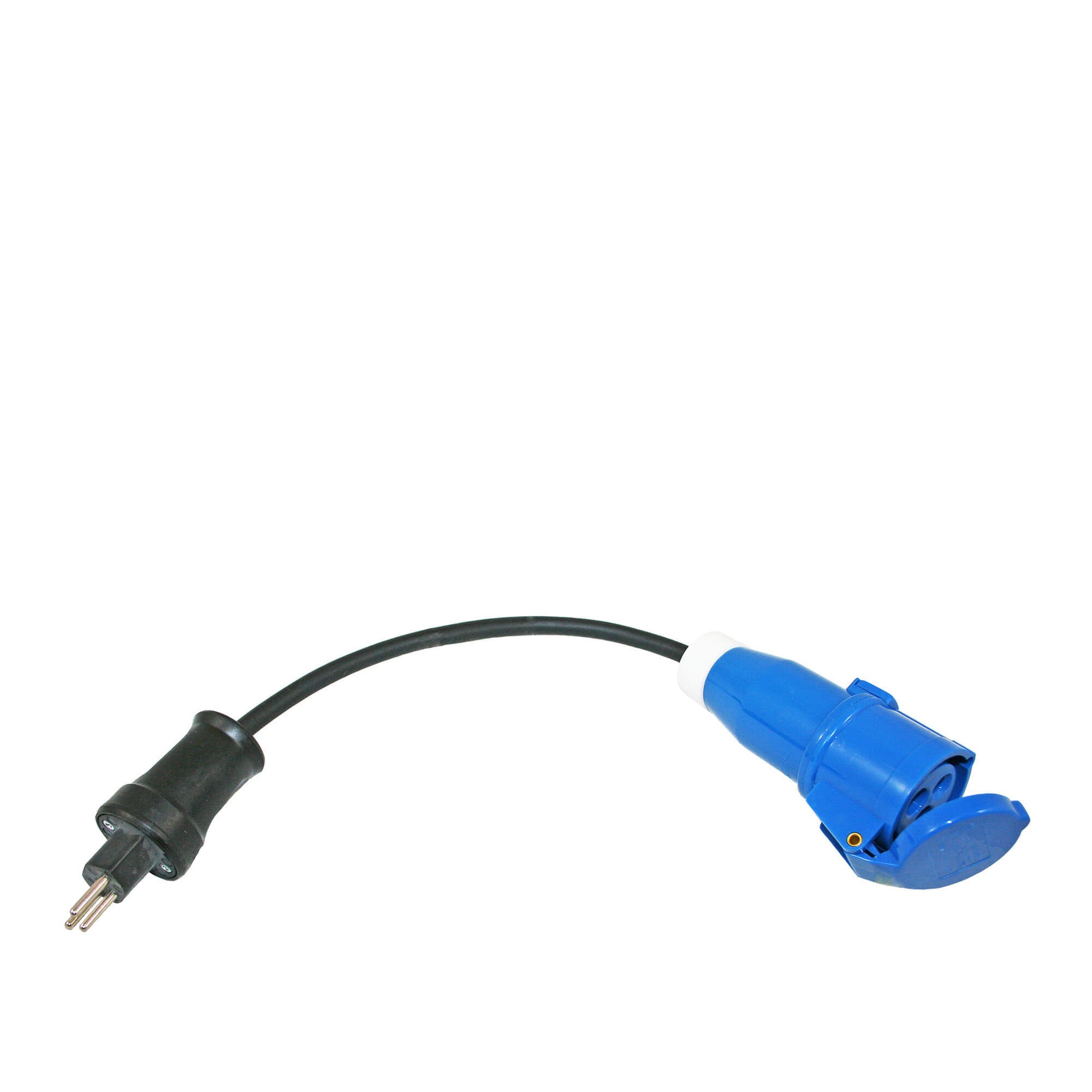 Adapterkabel Schweizer Stecker auf CEE-Gegenstecker - ohne Verkaufsverpackung