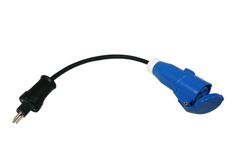 Adapterkabel Schweizer Stecker auf CEE-Gegenstecker