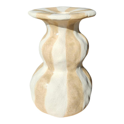 Mansion Atmosphäre Kerzenständer Larisa cremeweiß 10,4xh16cm