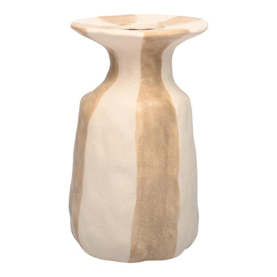 Mansion Atmosphäre Vase Larisa cremeweiß 15,3x15,3x26cm