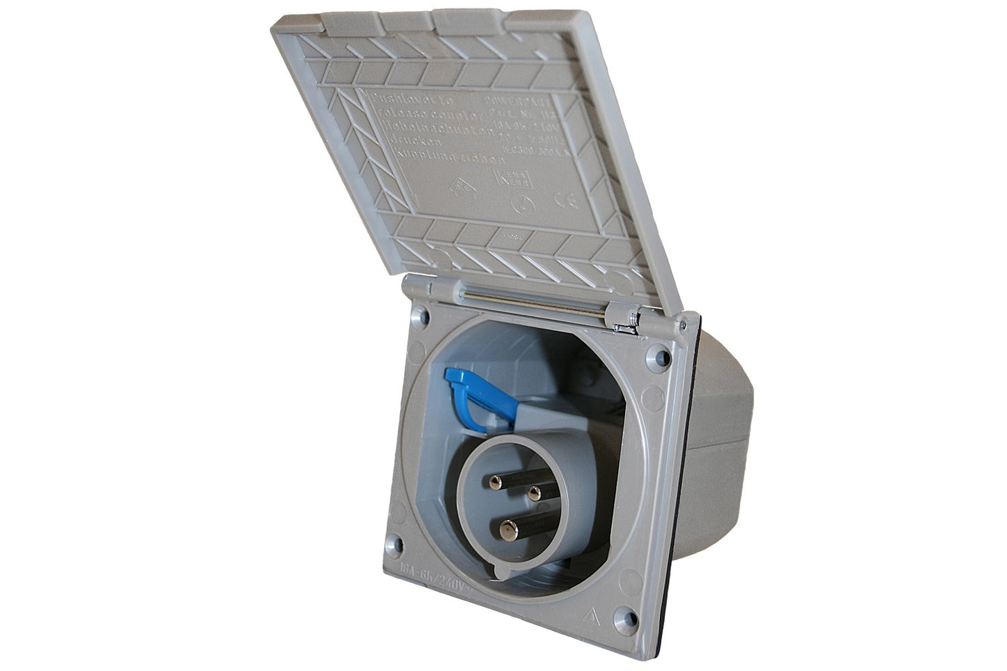 Standard Line Cee-Eingangsbox silbergrau