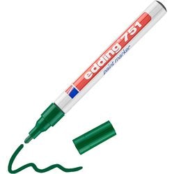 Lackmarker 751 edding 4-751004 1–2 mm grüne runde Spitze