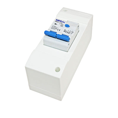 Ngk-Sicherung 2-Modul mit 30-mA-Fehlerstromschutzschalter