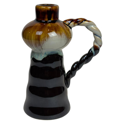 Kerzenhalter mit Mansion-Atmosphäre und Ohr, mehrfarbig, 13,3 x 8,2 x 18 cm