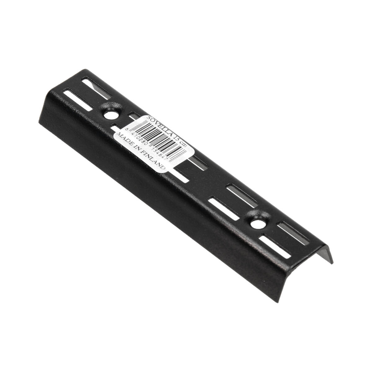 Sovella 1013146 - Wandschiene schwarz 15cm | 10 Stück